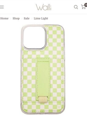 Walli Cases- Lime light- iPhone 15Pro Max